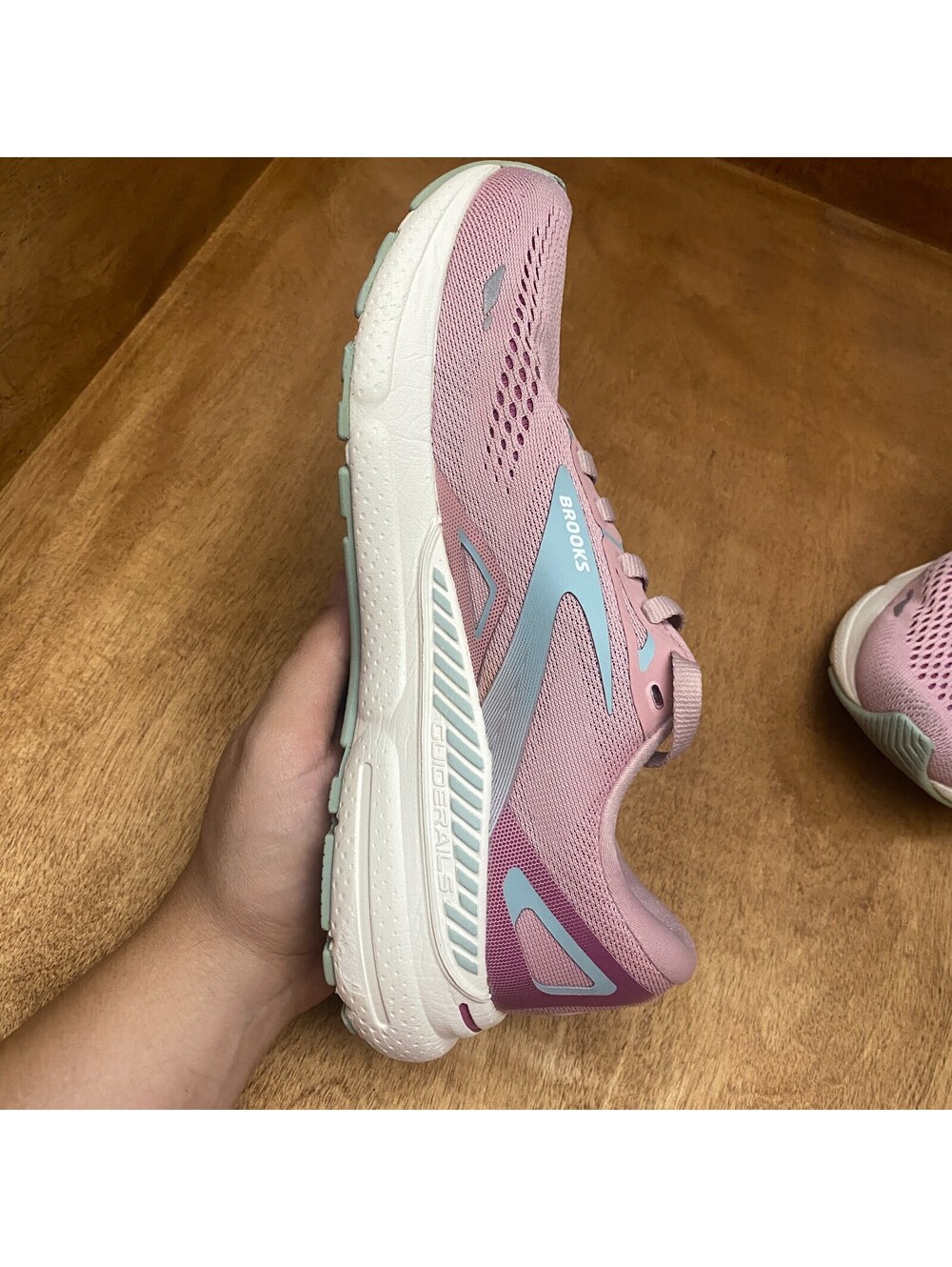 Brooks Adrenaline GTS 23 Running Shoes Women Sz 7.5 Pink 1203811B667 *No Insoles - Picture 13 of 15